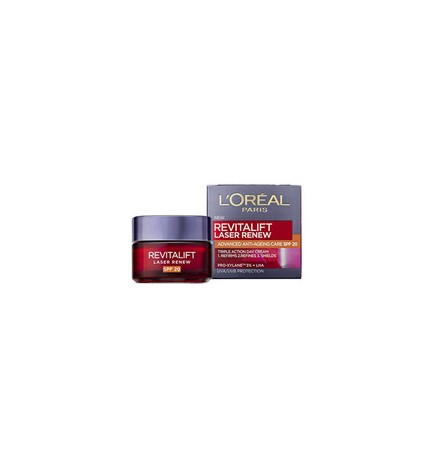 LOrï¿½ï¿½al Crema da giorno antirughe SPF 20 Revitalift Laser Renew cura antiet avanzata 50 ml donna