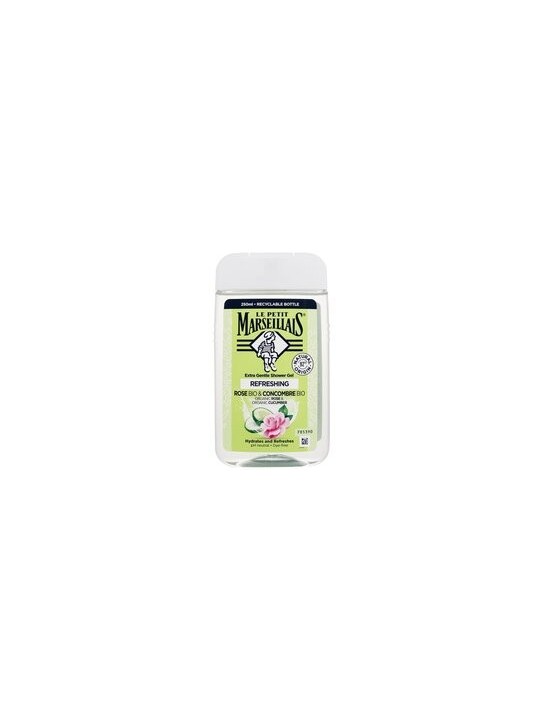 Le Petit Marseillais Gel doccia extra delicato Rosa bio e cetriolo bio unisex 250ml