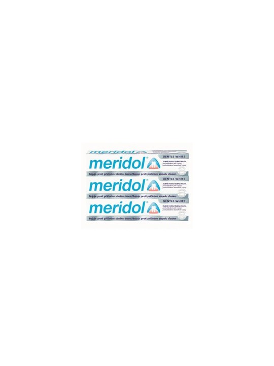 Dentifricio Meridol Gentle White Tripack 3 pz