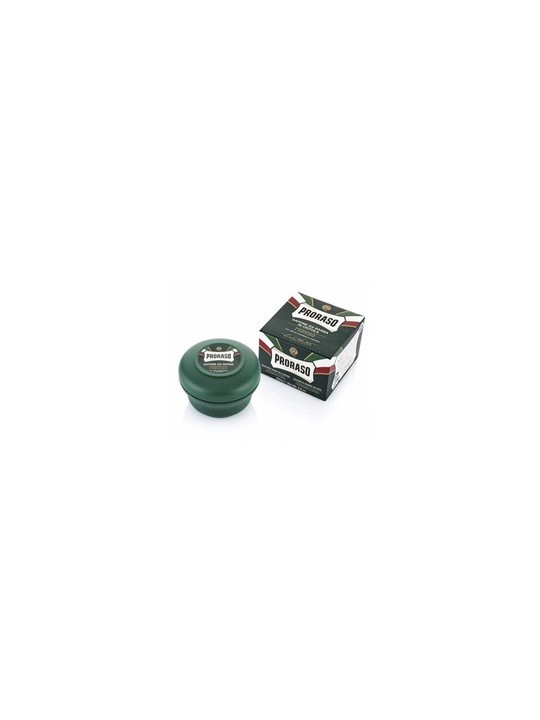 Proraso Green Shaving Soap Sapone da barba rinfrescante uomo