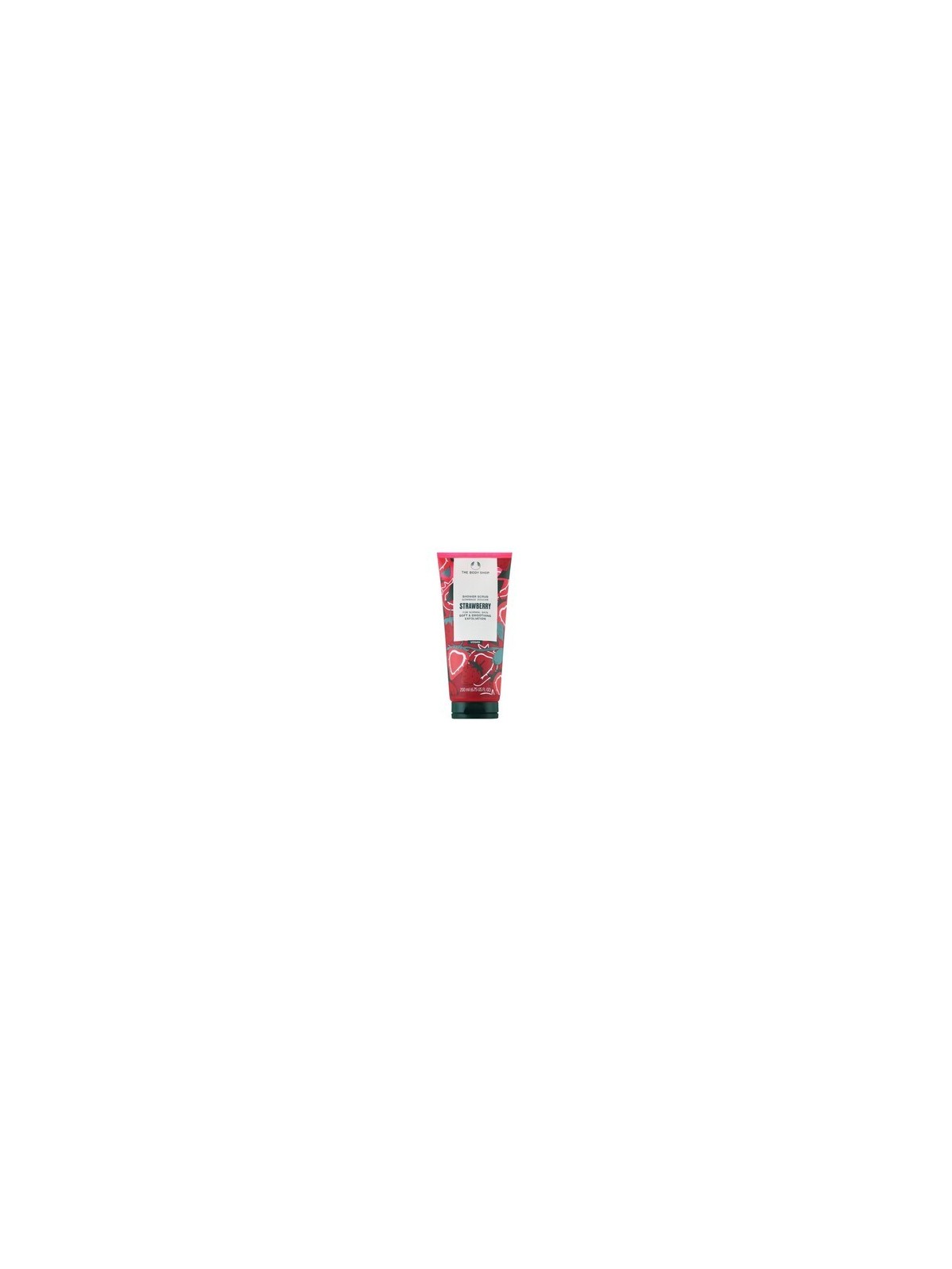 Strawberry shower scrub 200ml unisex