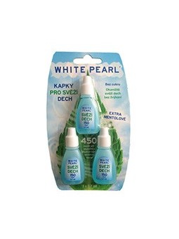 White Pearl 3 pcs Drops for fresh breath 37ml