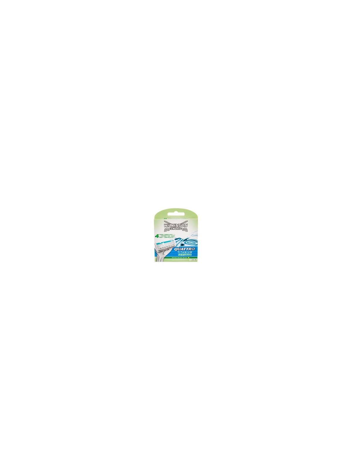 Wilkinson Sword Quattro Titanium Sensitive 8 pcs Spare Head