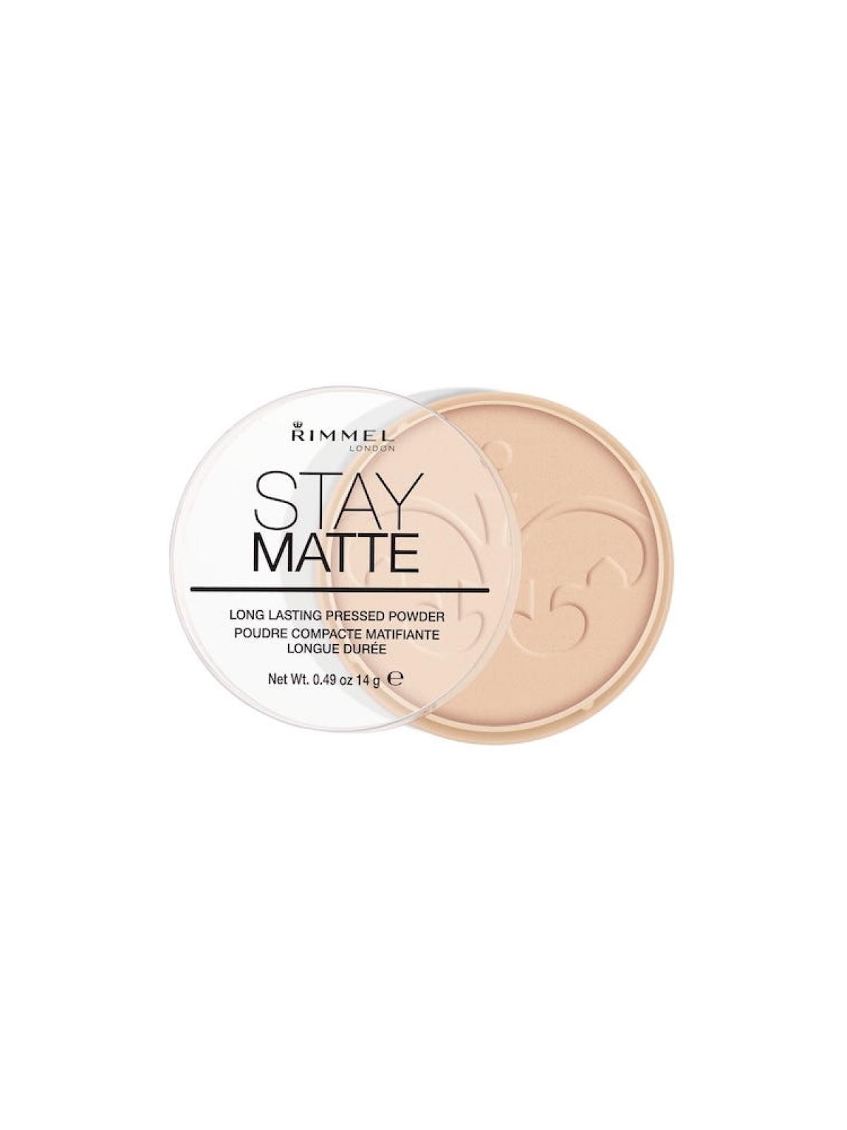 Rimmel Stay Matte Cipria Compatta 14 g 003 Peach Glow donna