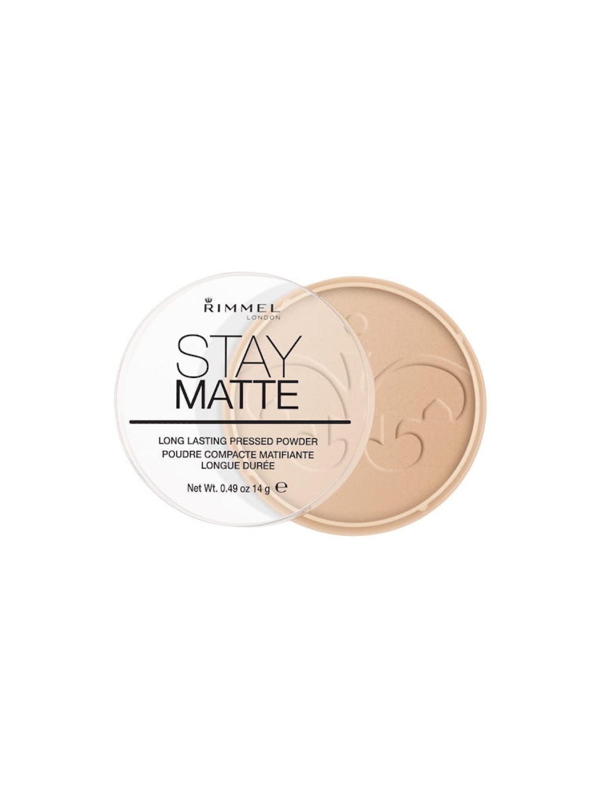 Rimmel Stay Matte Polvere compatta opaca 14 g donna 004 Sandstorm