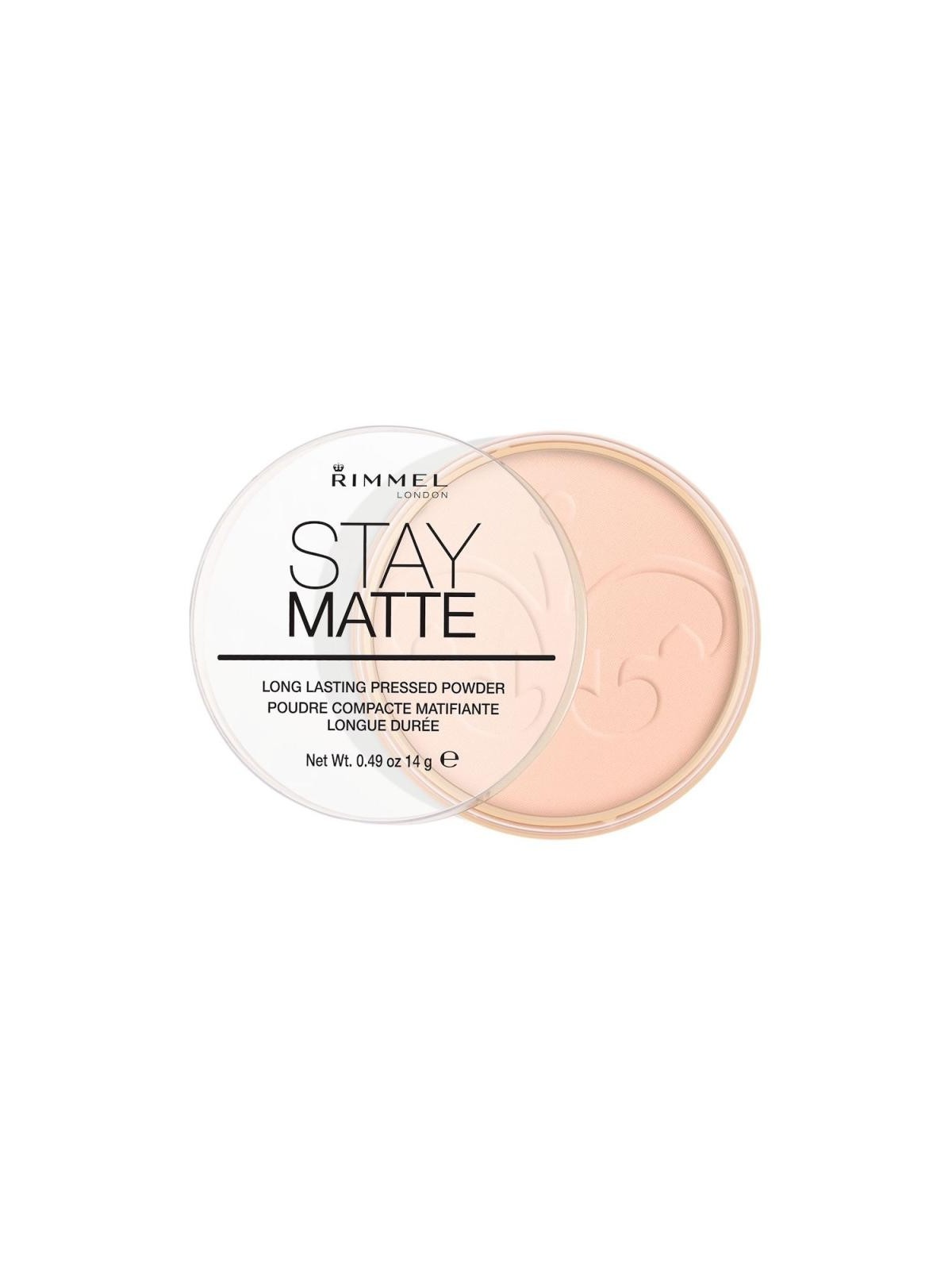 Rimmel Stay Matte Polvere compatta opaca Pink Blossom