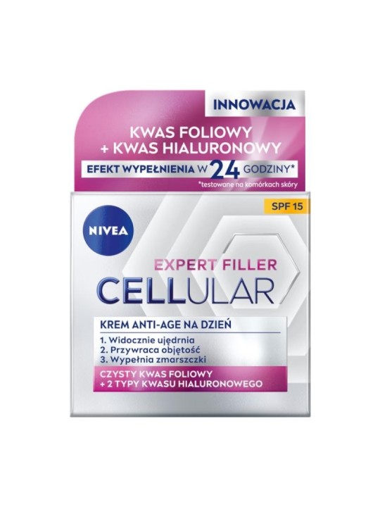 Nivea Crema da giorno per il ringiovanimento cutaneo Cellular AntiAge SPF 15 donna 50ml