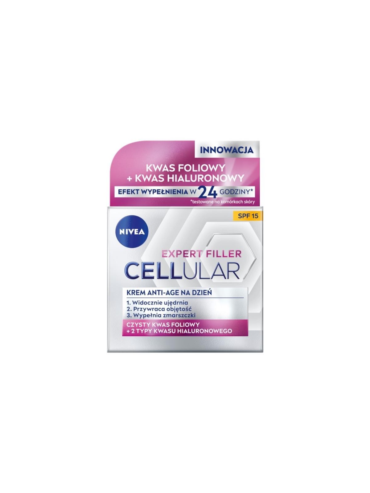 Nivea Crema da giorno per il ringiovanimento cutaneo Cellular AntiAge SPF 15 donna 50ml