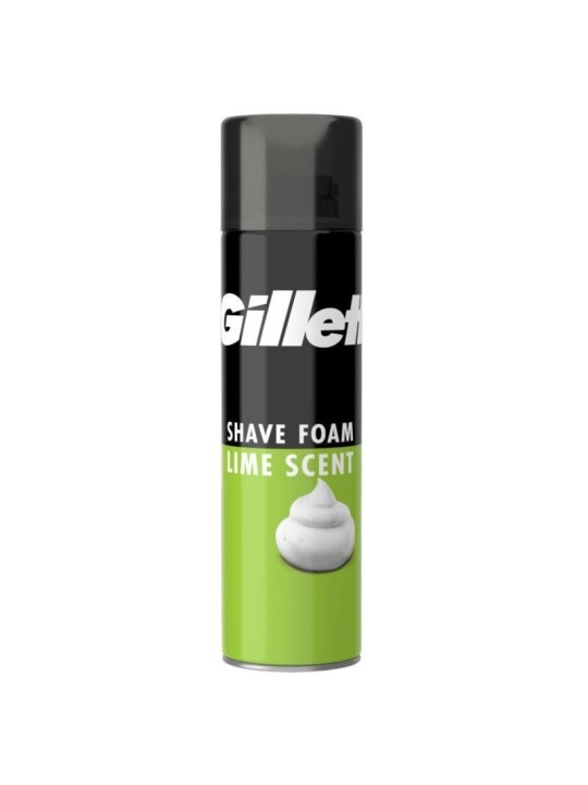 Gillette Schiuma di limone e lime per uomo 200ml