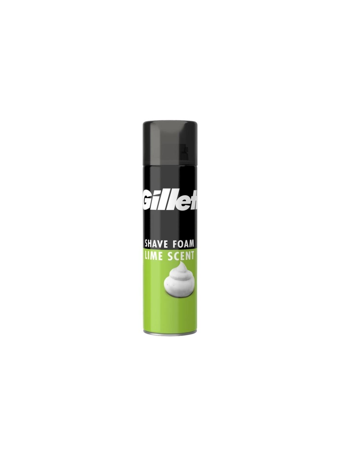 Gillette Schiuma di limone e lime per uomo 200ml