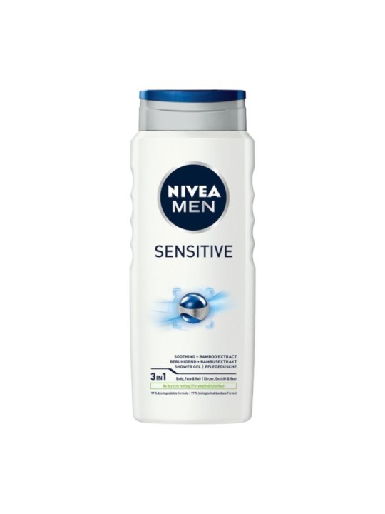 Nivea Gel doccia sensibile per uomo uomo 500ml