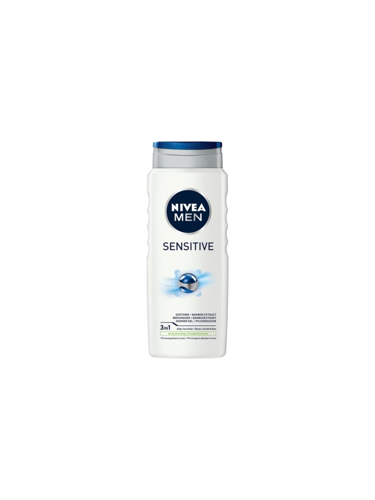 Nivea Gel doccia sensibile per uomo uomo 500ml