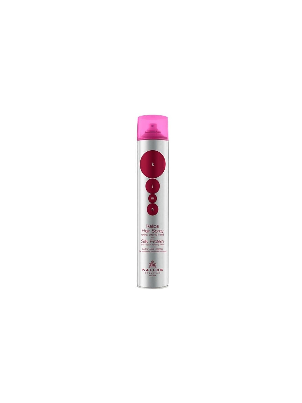 Kallos Lacca per capelli extra forte con proteine della seta donna 500ml