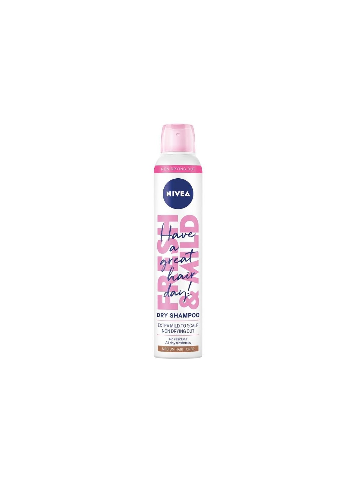Nivea Shampoo Secco Toni Medi 200 ml donna