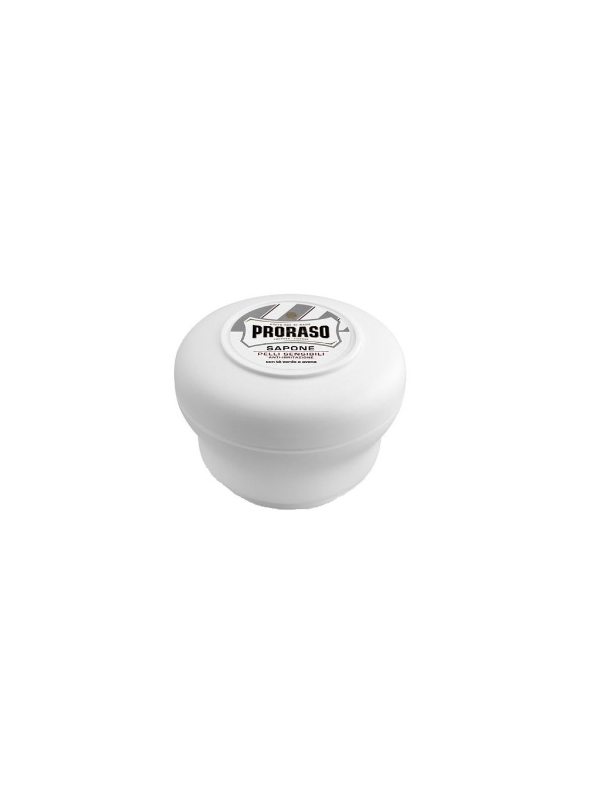 Sapone da barba Proraso White per pelli sensibili al t verde uomo 150ml