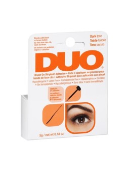 Ardell Duo Adesivo per Striplash con Pennello Tono Scuro Colla per Ciglia Finte Doppio Pennello 5g Donna