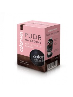 Colorwin Copertura Radici in Polvere 32 g Polvere Grigia Marrone Scuro per Uomo
