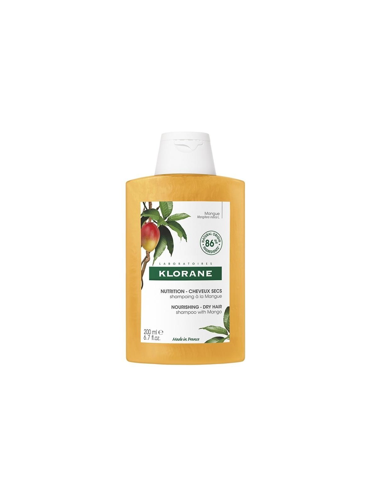 Shampoo Nutriente al Mango per Capelli Secchi 200ml