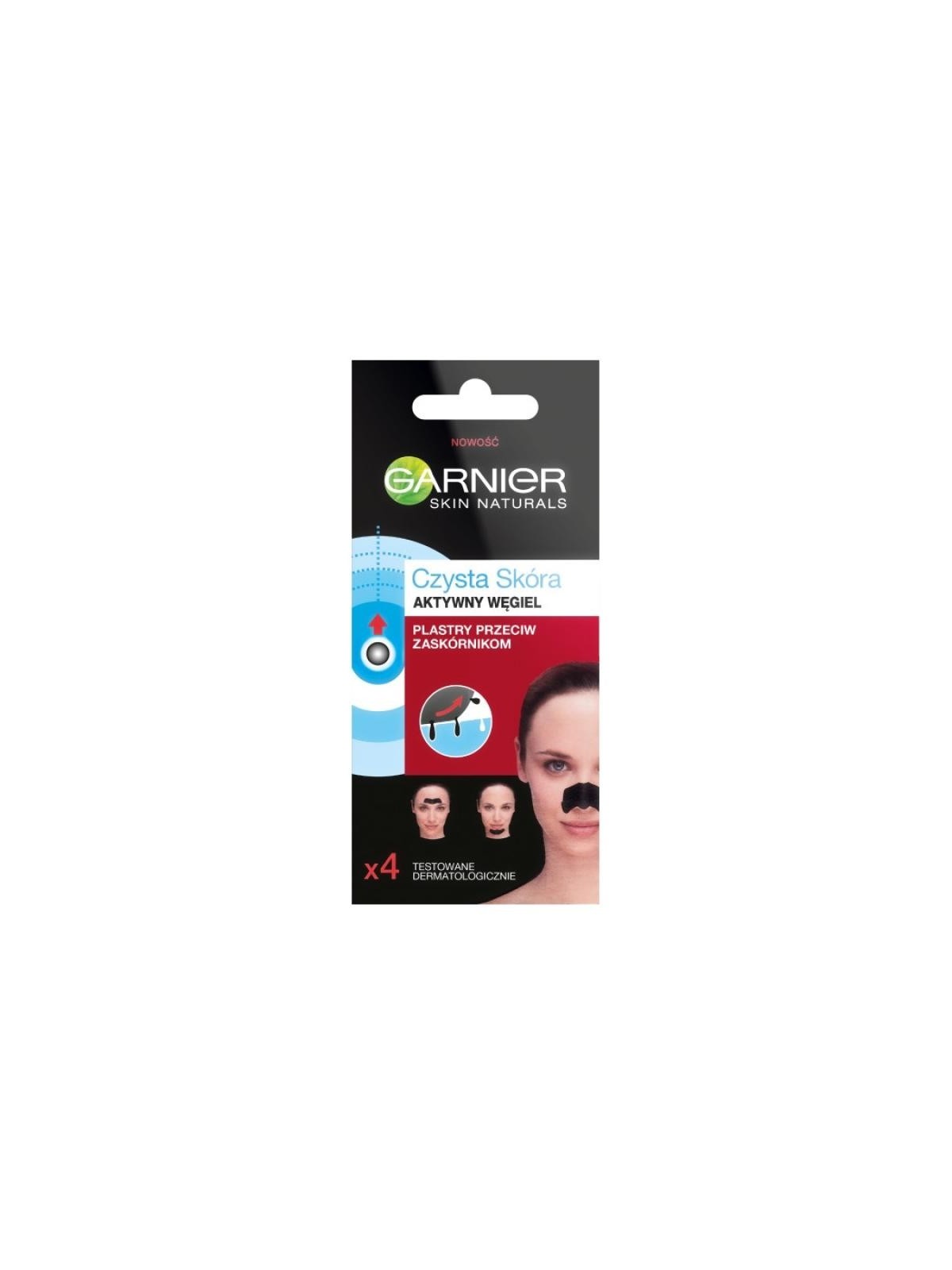 GARNIER PURE ACTIVE CARBON strisce antipunti neri 4 unit unisex