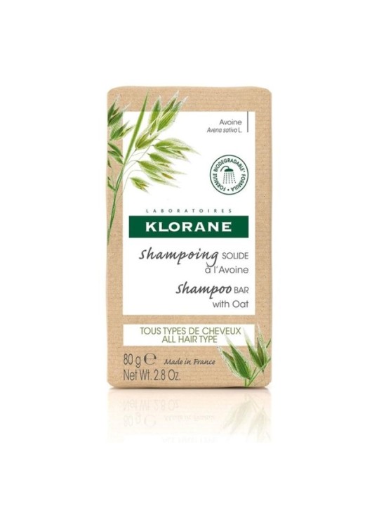Klorane Shampoo Bar - Oat 80g All Hair Types