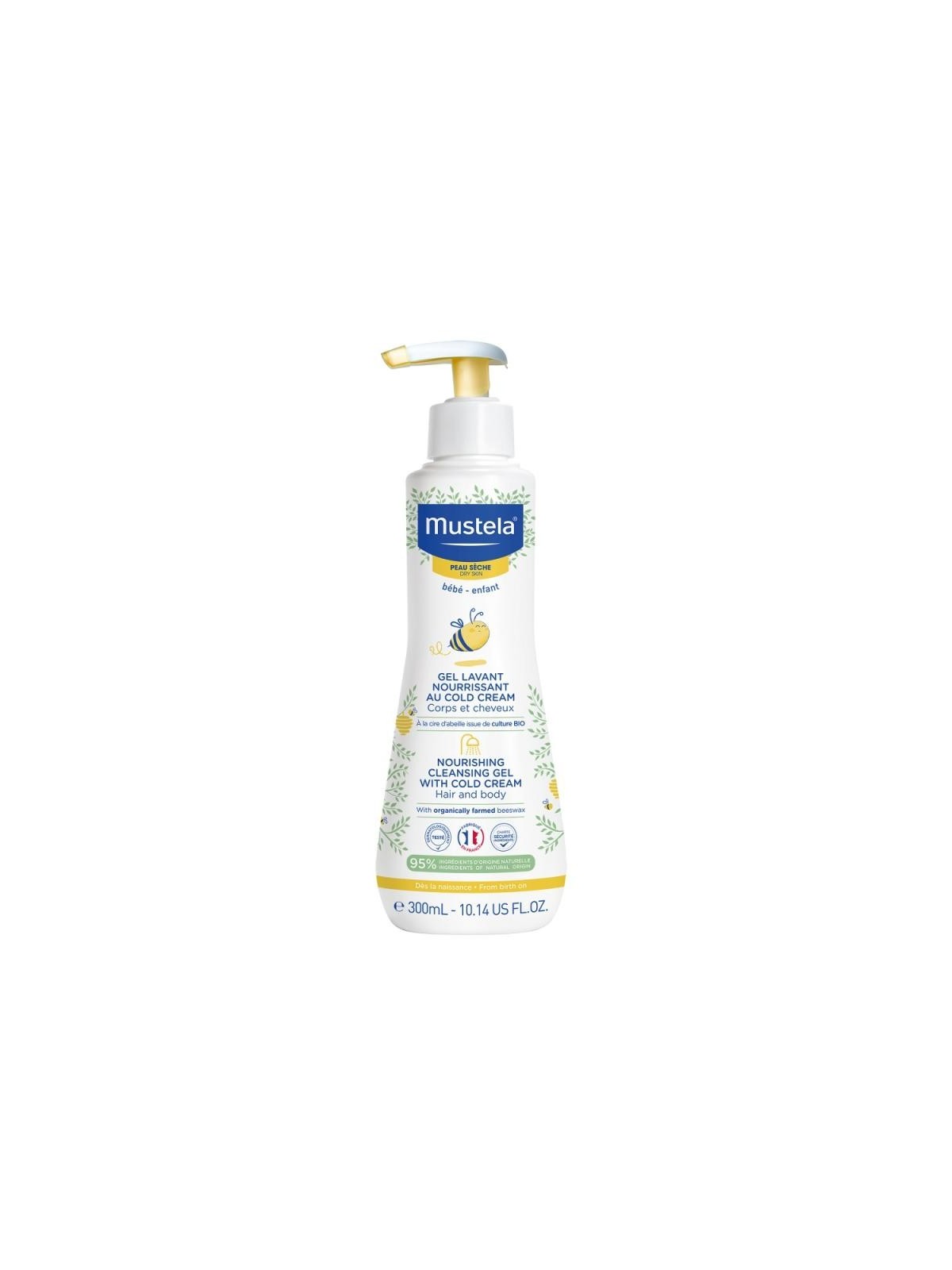 Mustela Dry Skin Nourishing Cleansing Gel Cold Crm 300ml Hair And Body