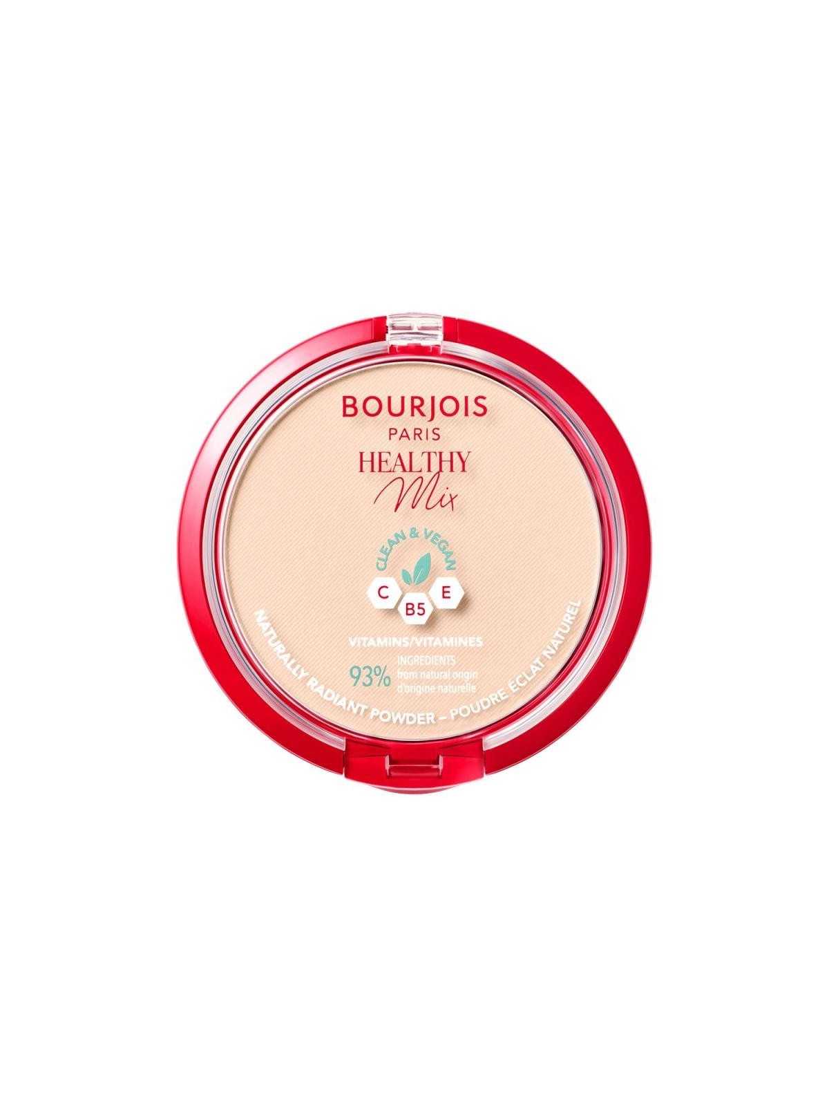 Polvere opacizzante Bourjois Healthy Mix Clean & Vegan 01 Ivory 10g