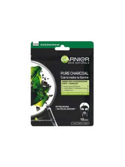GARNIER Black Textile Mask with Seaweed Extract