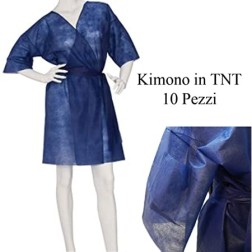 Kimono xanitalia tnt blu confezione10pz Monouso salone