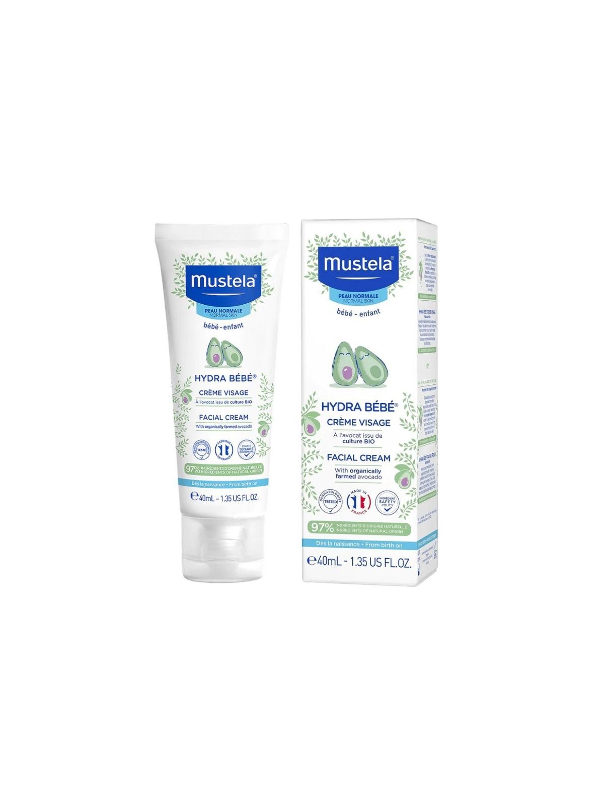 Mustela Hydra Bebe Face Cream 40ml