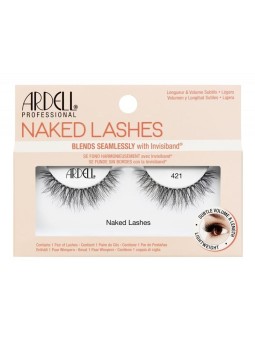 Ardell Ciglia nude 421 Ciglia finte donna 1 unit Black