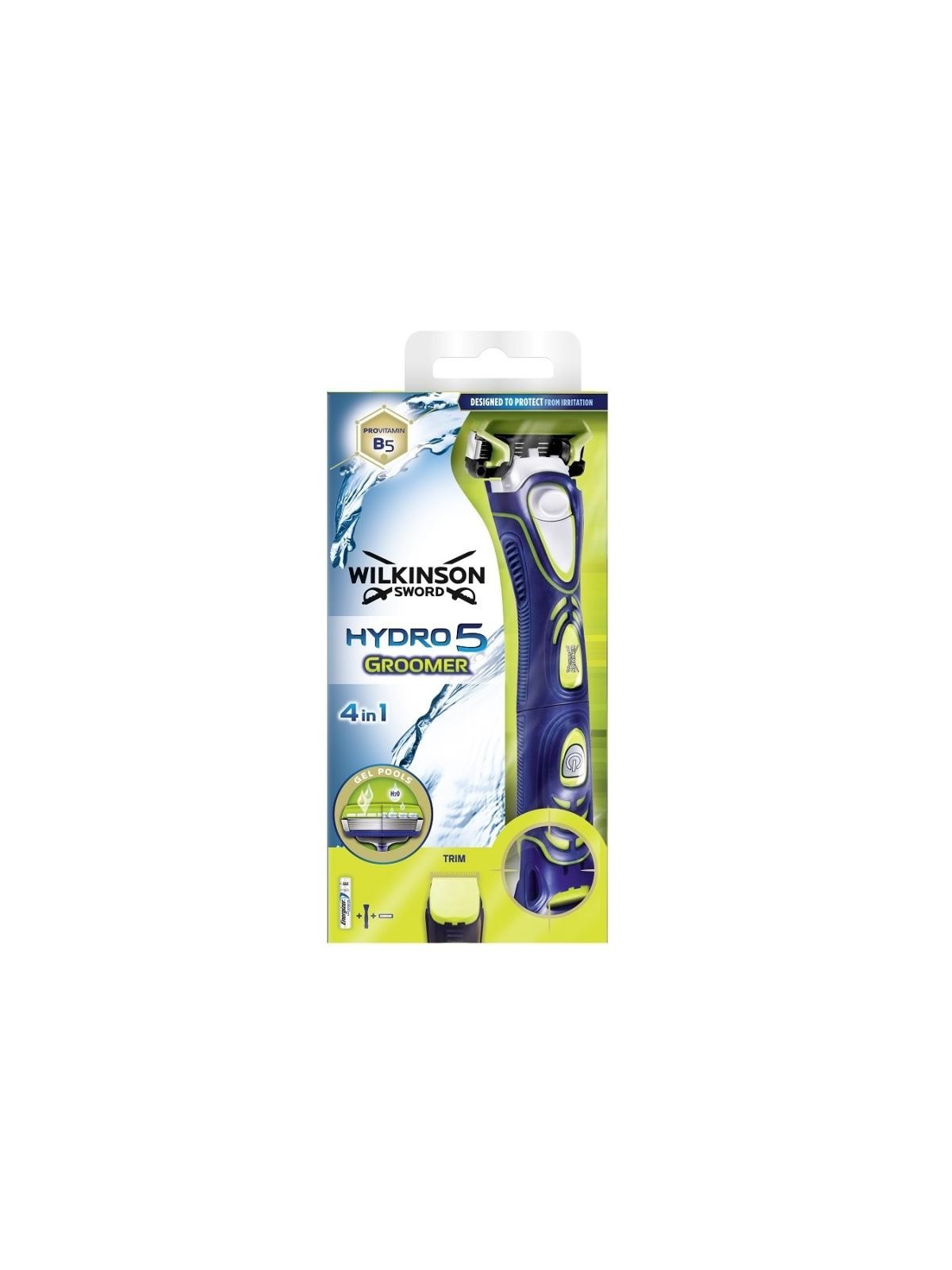 Wilkinson Sword Toelettatore Hydro 5 Rasoio a batteria 1 testina di ricambio uomo