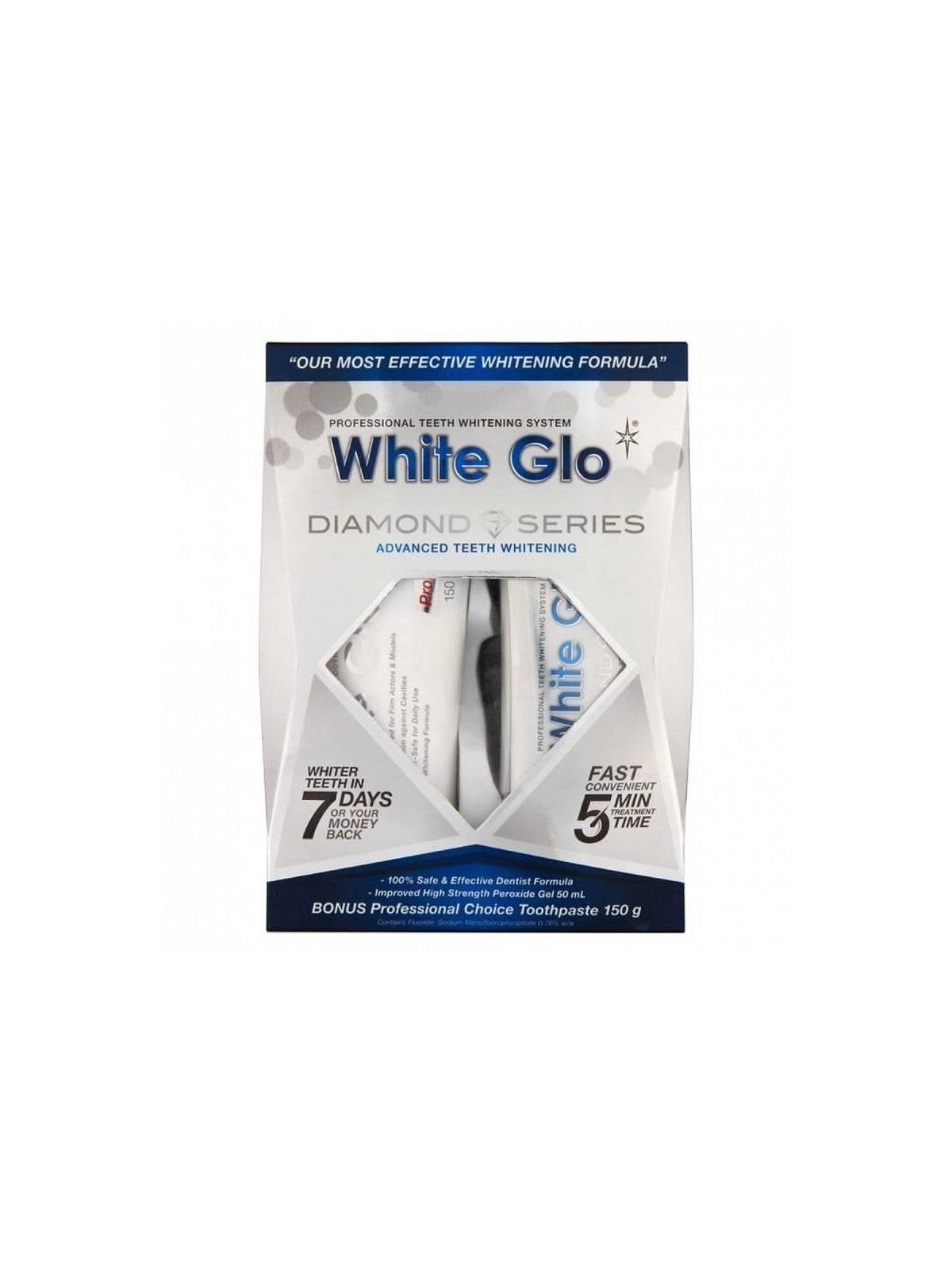 Sbiancamento denti White Glo Diamond Series