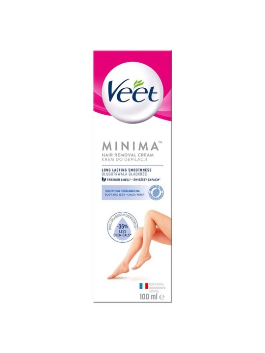 Veet Crema depilatoria per pelli sensibili donna 100ml