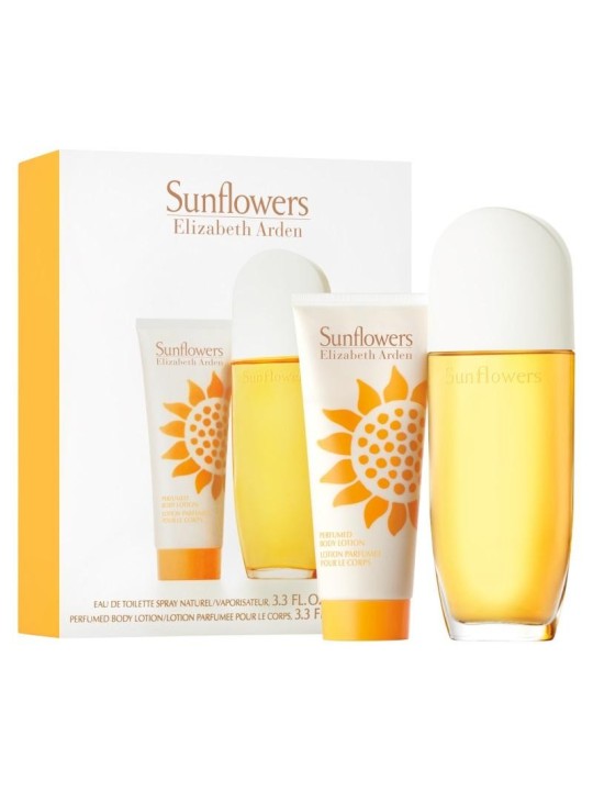 E.Arden Sunflowers Giftset donna 200ml eau de toilette 100ml-Body Lotion 100ml