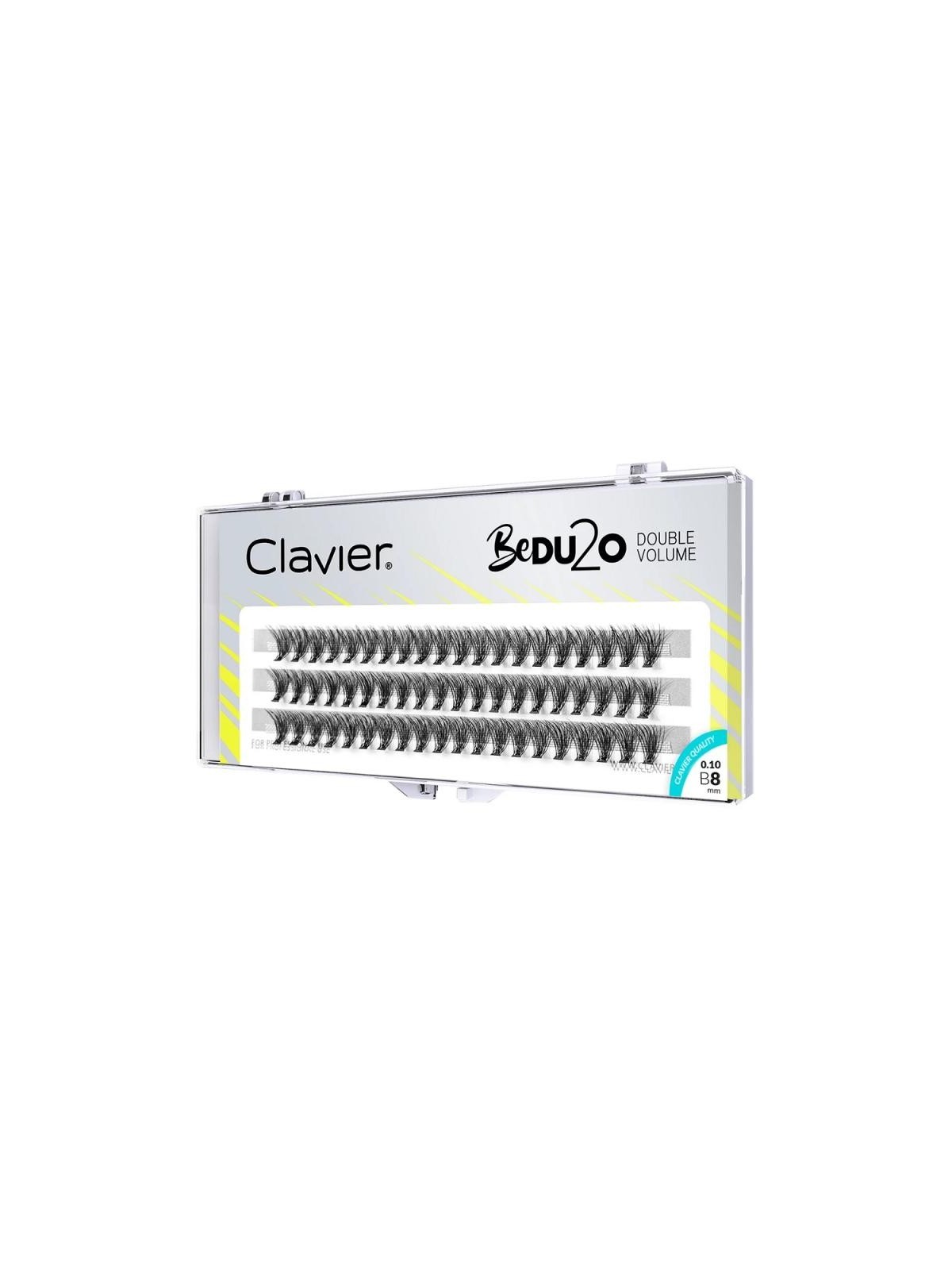 CLAVIER BeDU2O Ciglia Doppio Volume 8mm