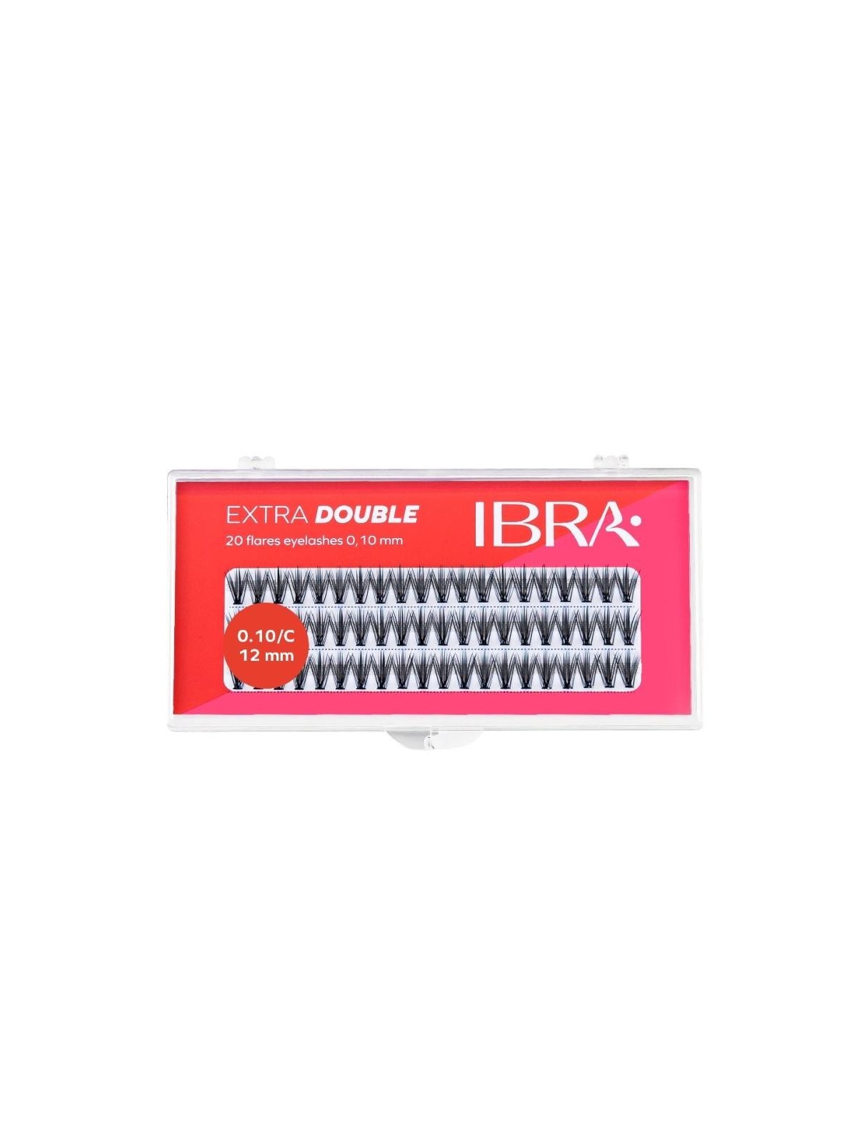 IBRA Ciuffi di ciglia artificiali Extra Double C 01012mm