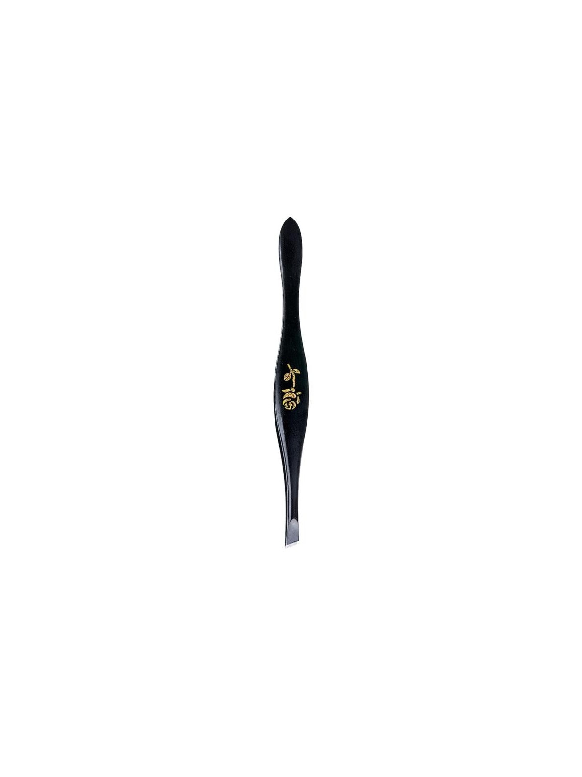 Pinzetta Linea Premium Nera con Rosa