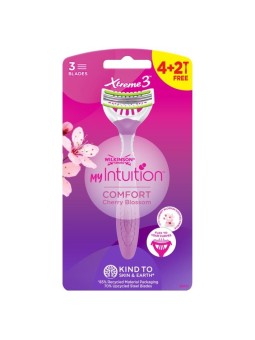 Rasoio Wilkinson My Intuition Xtreme 3 Comfort Cherry Blossom da donna