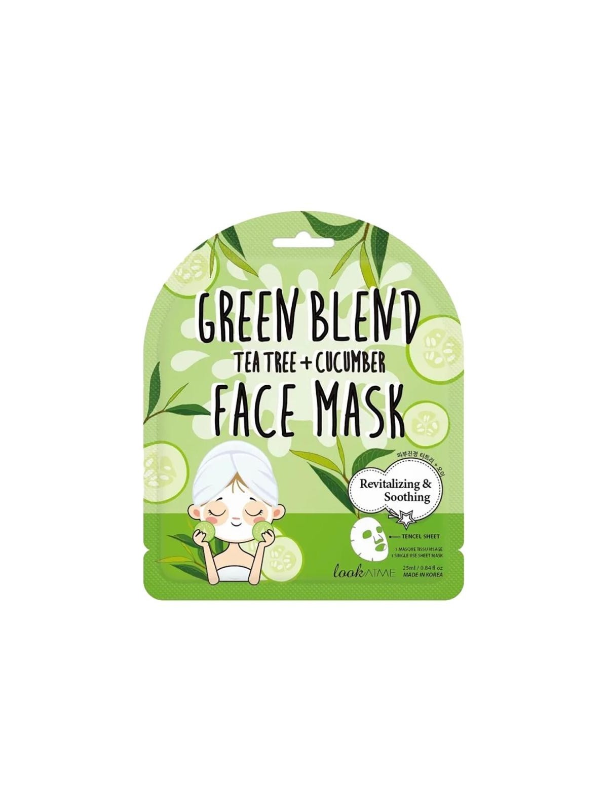 Maschera viso ringiovanente Tea Tree & Cetriolo - LOOK ME