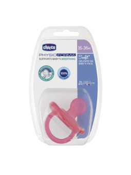 CHICCO PhysioForma Ciuccio in silicone morbido 1636m Rosa 1 pz