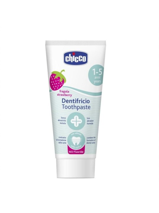 Dentifricio senza fluoro al gusto di fragola 15l 50ml