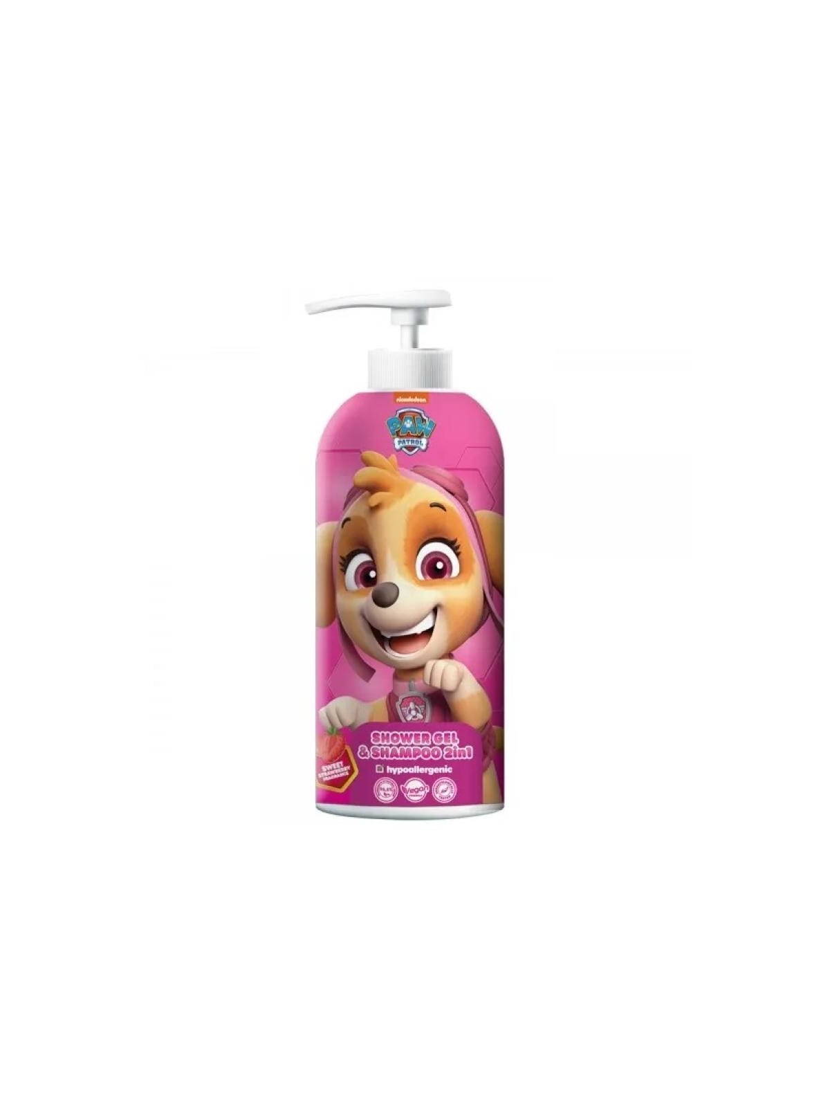 PAW PATROL Gel detergente e shampoo 2in1 Fragola 1000ml