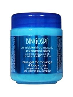 Gel blu per massaggi e cura del corpo 500g