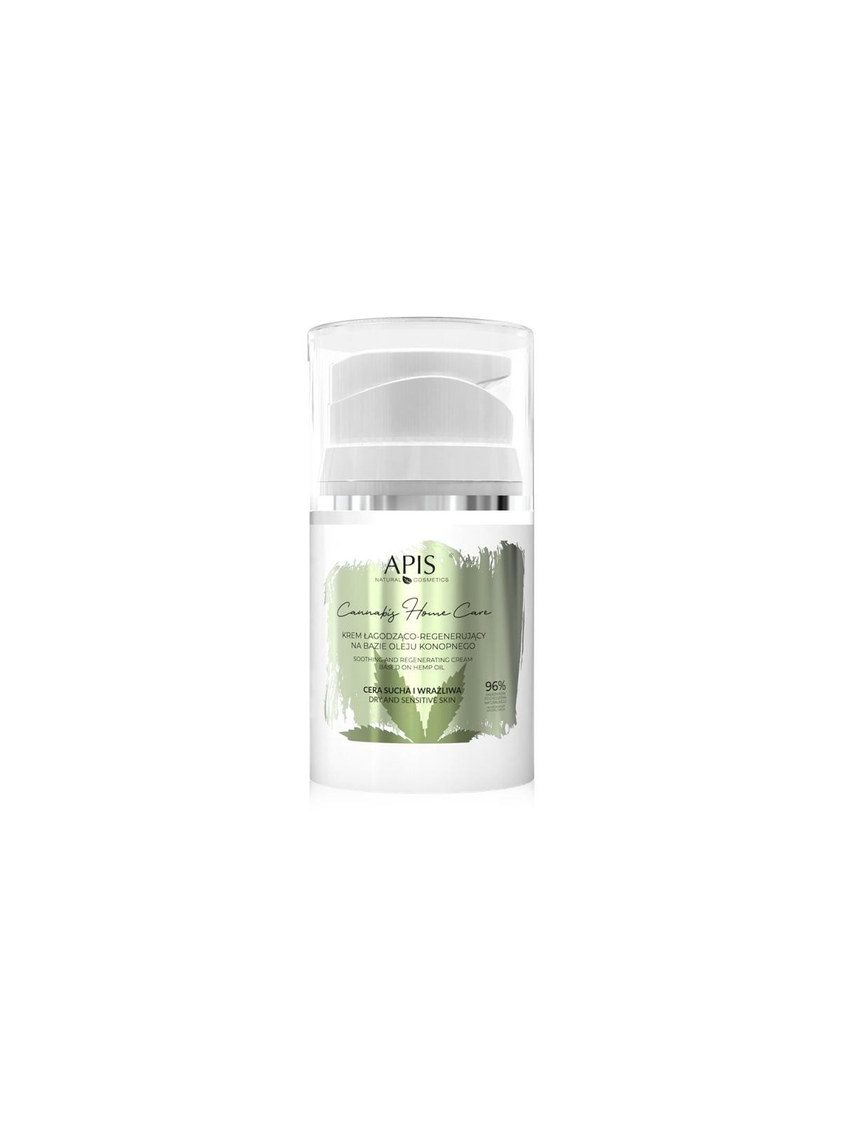 Crema lenitiva e rigenerante con olio di canapa 50ml