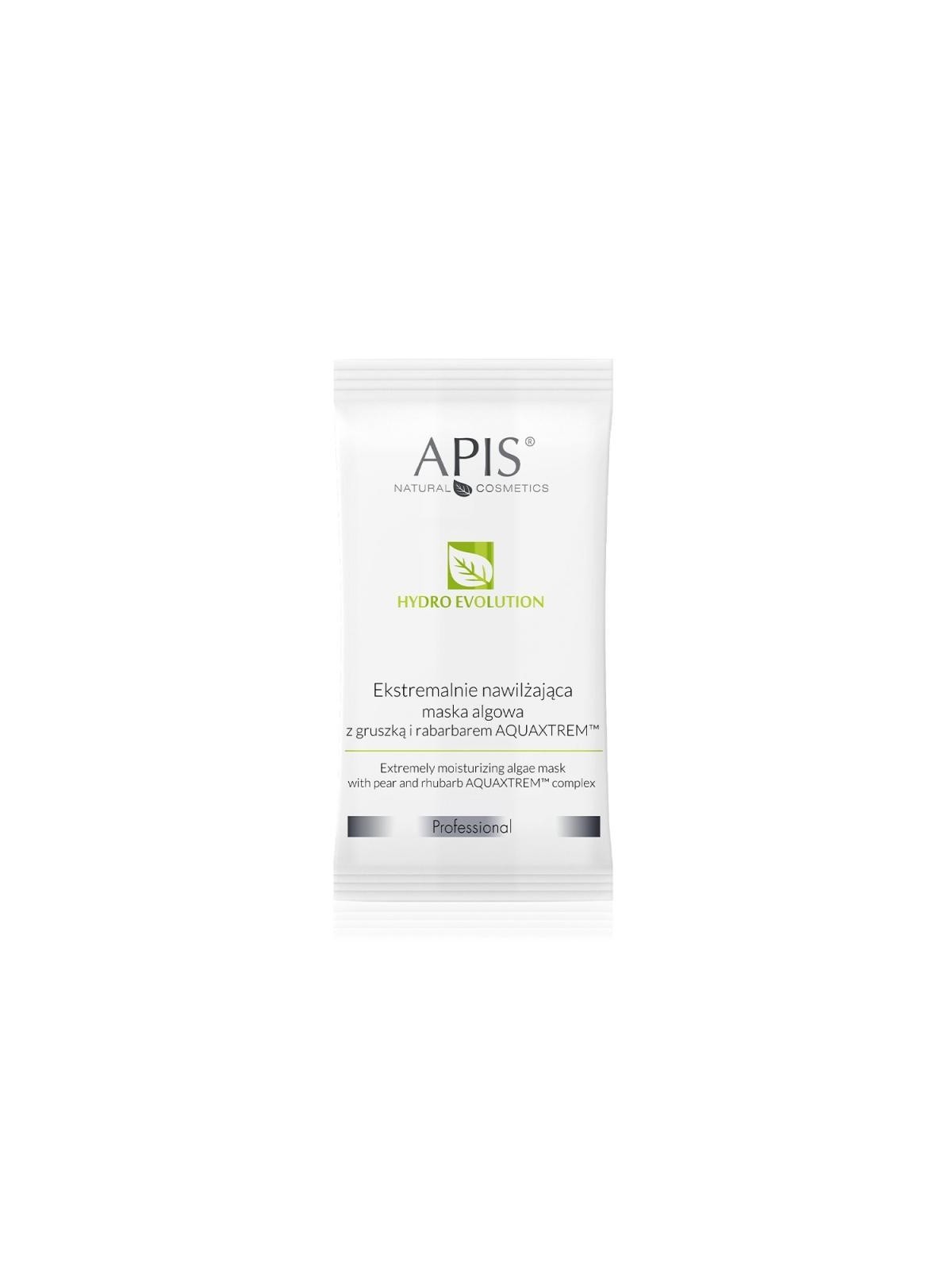 Maschera alle alghe estremamente idratante con pera e rabarbaro APIS Hydro Evolution