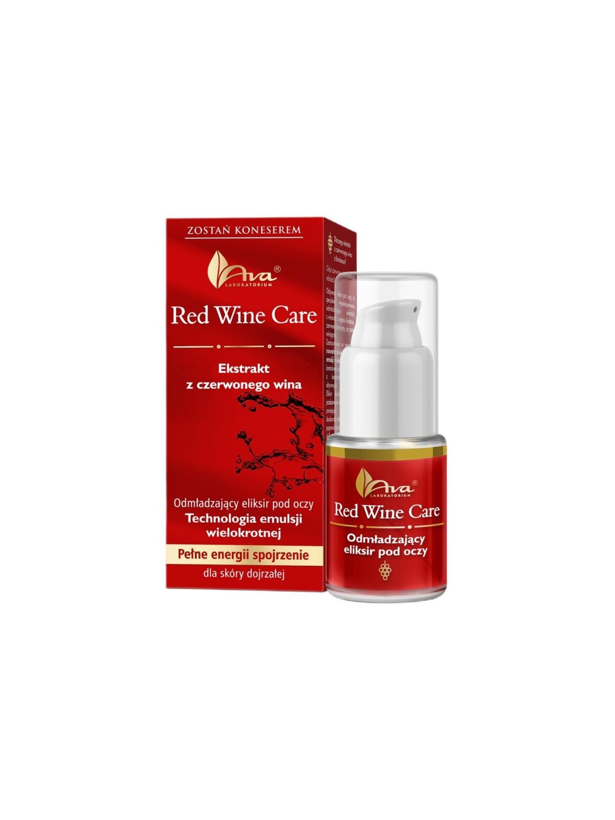 AVA LABORATORIUM Vino Rosso Elisir per la cura degli occhi 15ml