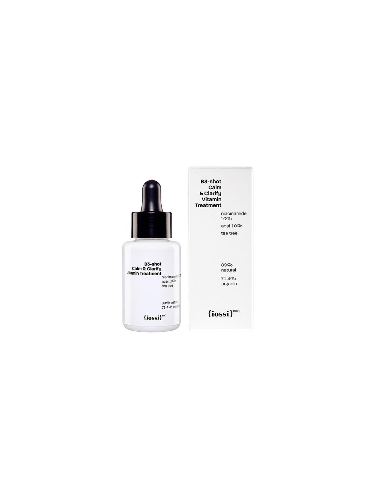 Siero concentrato IOSSI B3Shot CalmClarify con niacinamide 30ml