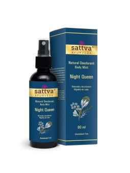 SATTVA Natural Deodorant Body Mist Night Queen