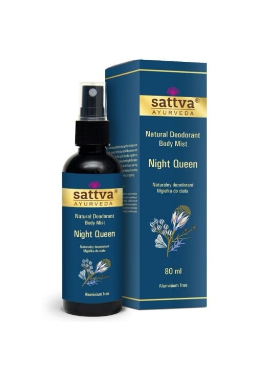 SATTVA Natural Deodorant Body Mist Night Queen