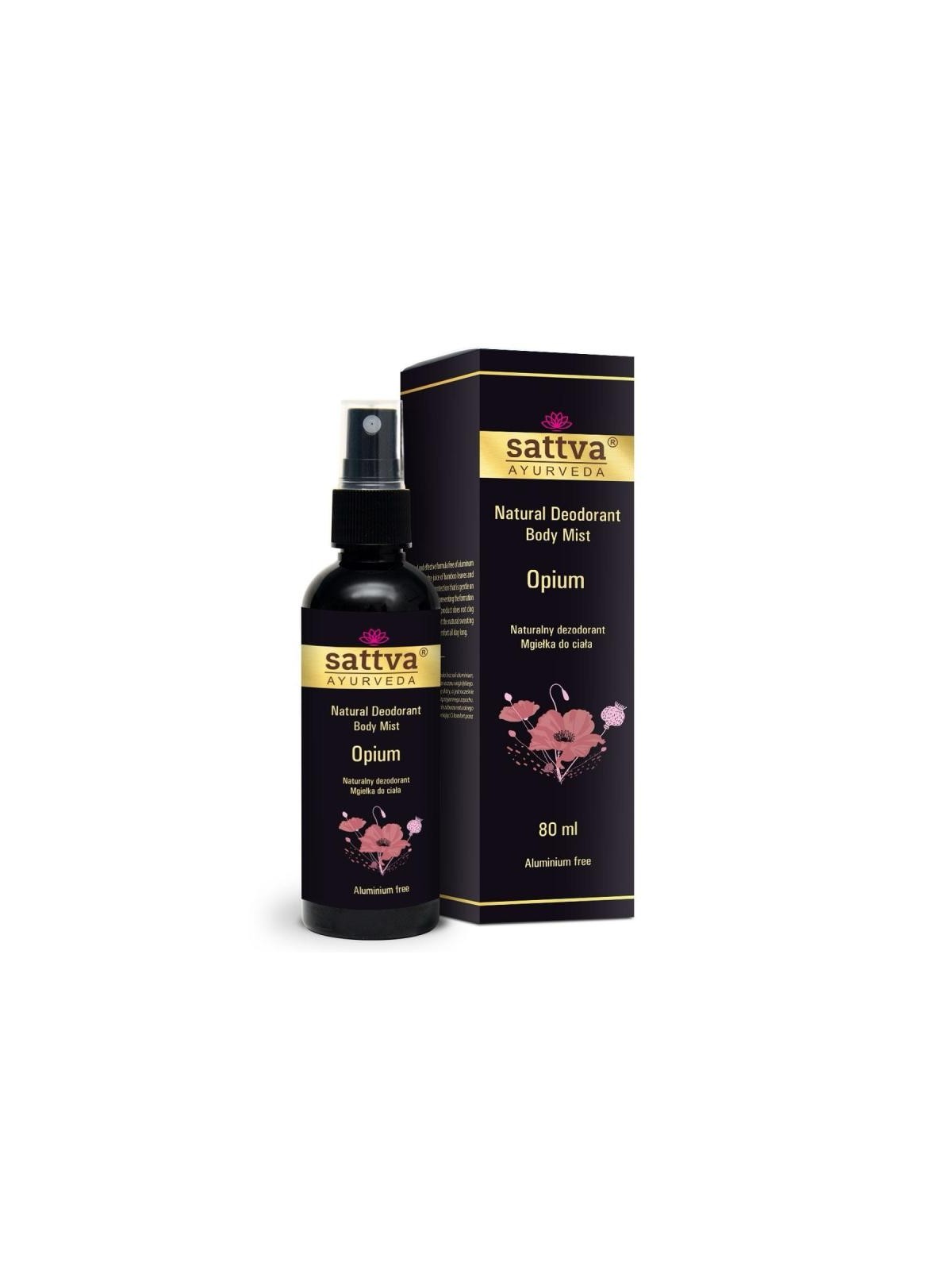SATTVA Natural Deodorant Body Mist d'Oppio
